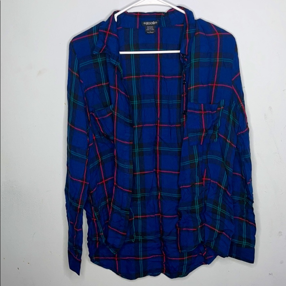 Blue flannel